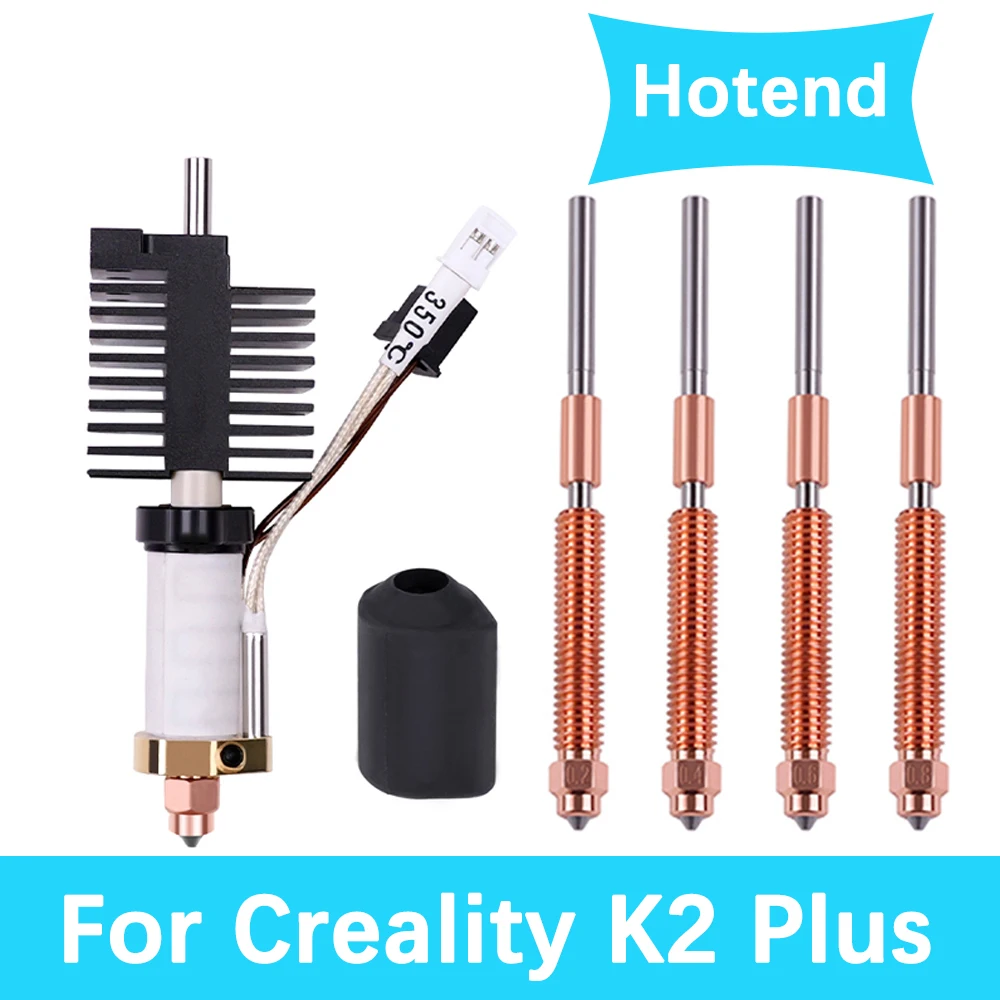 Keramik-Heizblock-Kit Hotend für Creality K2 Plus Hot End Ersatzdüsen aus gehärtetem Stahl Ganzmetall-Schnellwechseldüse Image