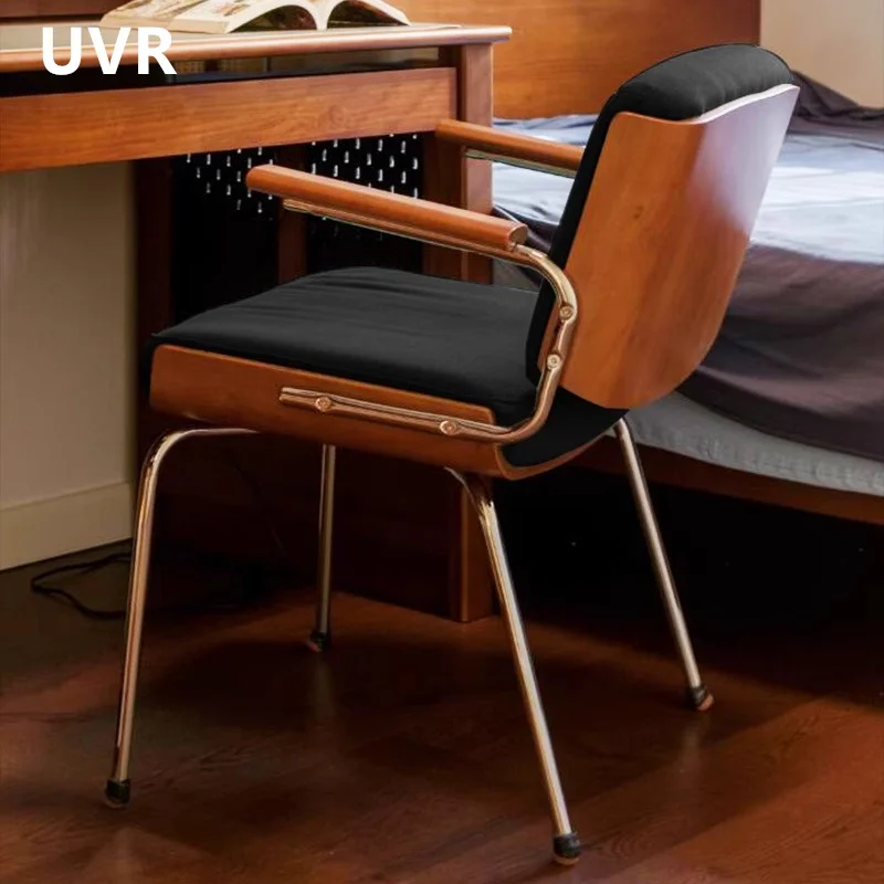 UVR Restaurant Stühle Licht Luxus Haushalt Küche Rückenlehne Stuhl Balkon Freizeit Make-Up Hocker Einzigen Sofa Stuhl Hotel Stuhl