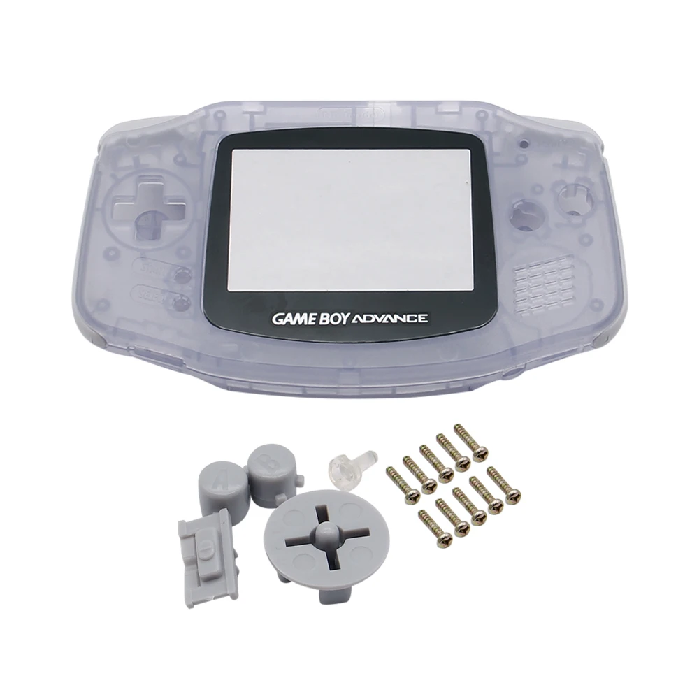Kunststoff Gehäuse Shell Fall Abdeckung Für GBA Konsole Shell W/Taste Kit Bildschirm Objektiv Für Gameboy Advance Neue Ankunft Image