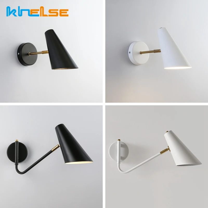 Industrielle klappbare LED-Wandleuchte mit Schalter, Vintage, verstellbare Schaukel, langer Arm, E27, Nachttisch-Dekor, Beleuchtung, Wandleuchte, Leselampen