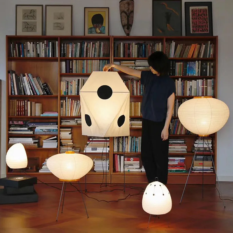 Japanische Pendel leuchte Designer Reis Papier Lichter Noguchi Lampe Wohn/Modell Zimmer Studie Bar Café Kaffee Salon Nachttisch Lampe