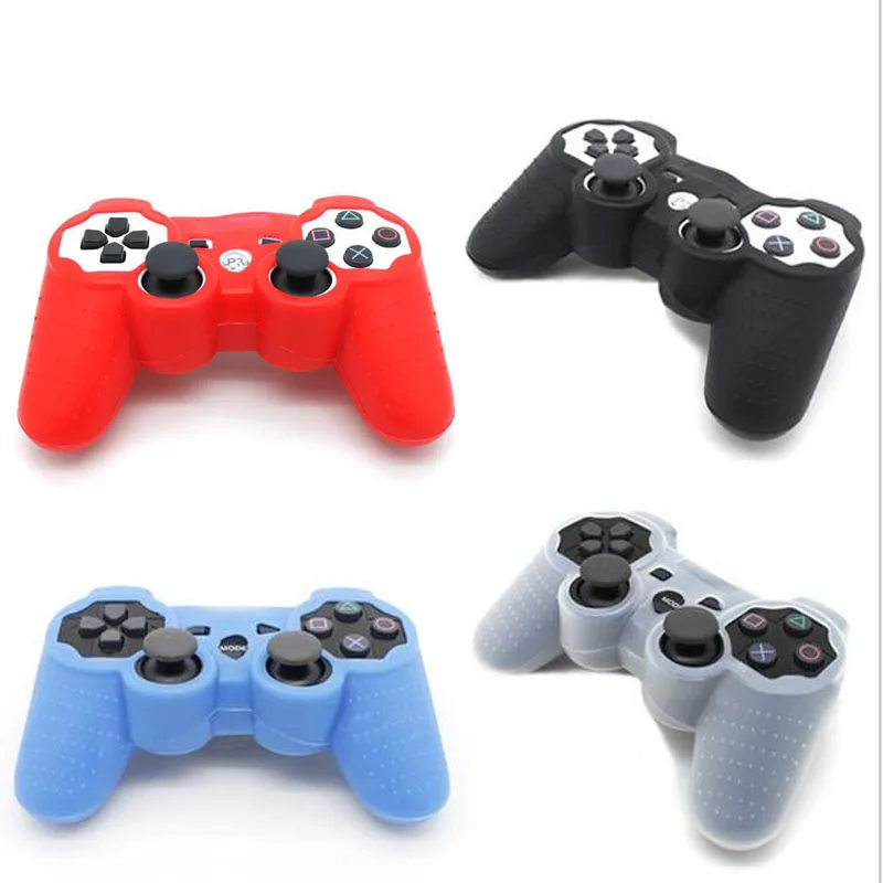 Silikon Gummi Gamepad Joypad Schutzhülle Für Sony PlayStation Dualshock 2/3 PS2 PS3 Controller Schutz Haut Shell