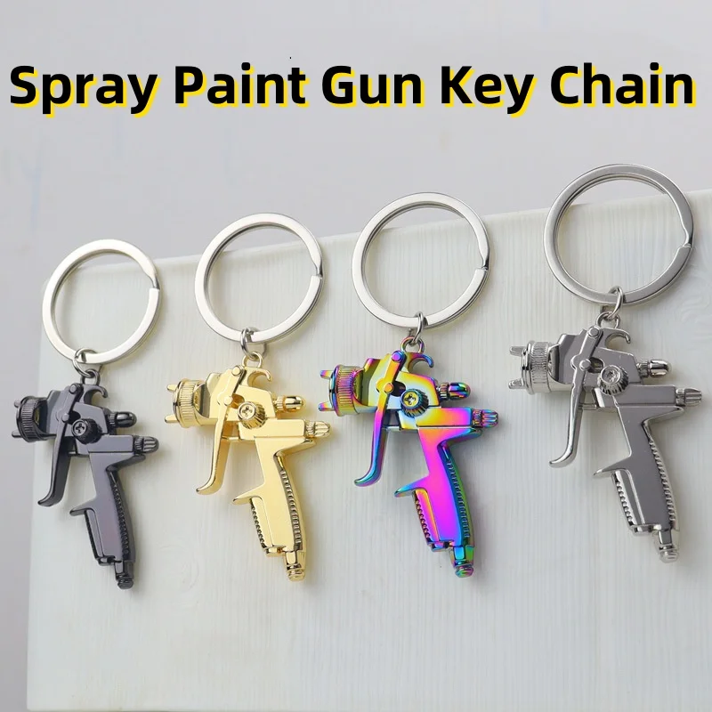 2025 neue Sprühpistole Schlüsselbund Mode Wasser Spritzpistole Qualität Business Schlüsselbund Cartoon Wasser Pistole Schlüssel Kette Kind Geschenk Image