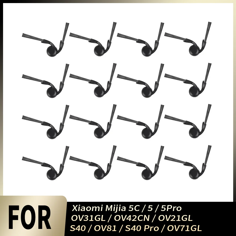 Hochwertige, perfekt passende Seitenbürste für Xiaomi Mijia 5C 5 5Pro OV31GL OV42CN OV21GL S40 OV81 S40 Pro OV71GL Roboterstaubsauger-Ersatzteile Image