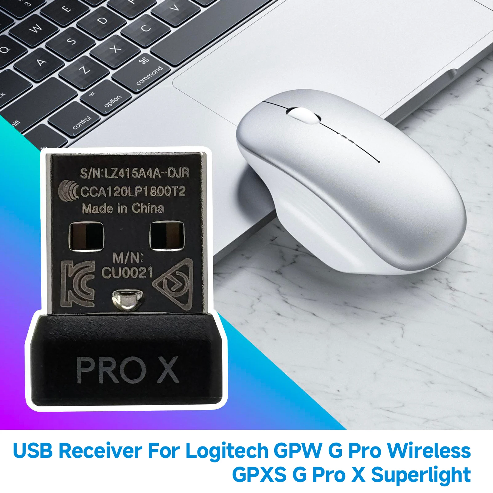 USB-Empfänger für Logitech GPW G Pro Wireless / GPXS G Pro X Superlight – Maus-USB-Dongle, Siginal-Empfangsadapter Image