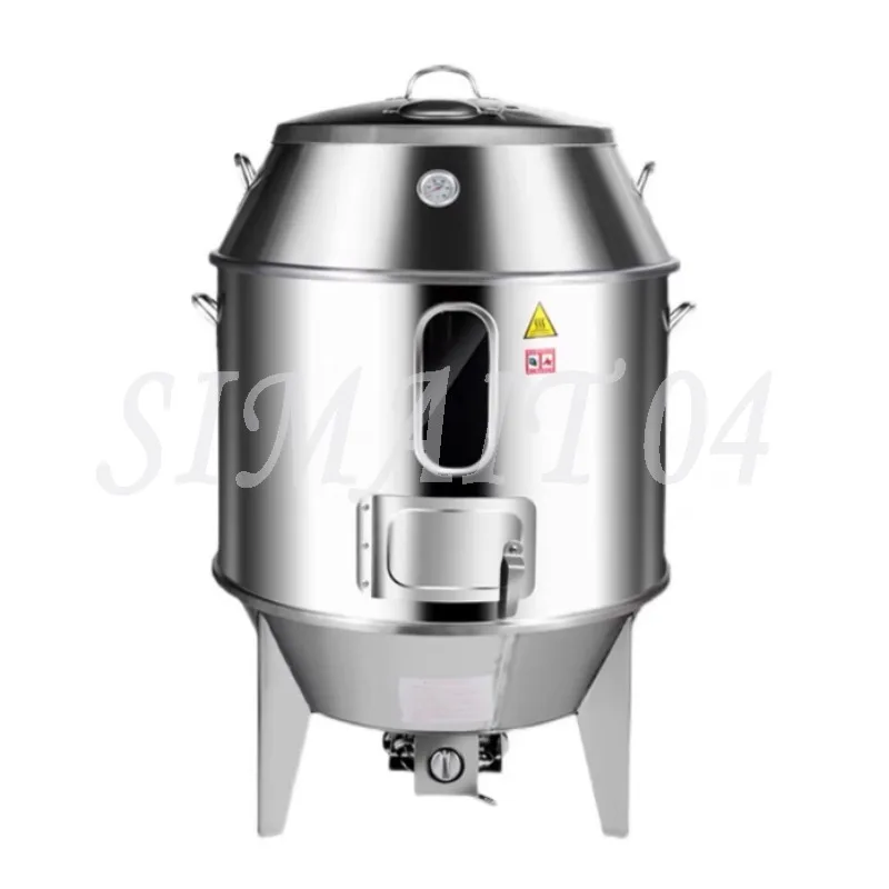 Braten Sie Entenofen, kommerzieller Gaskohle-Brathähnchenofen, Braten Sie Gänseofen, doppelschichtiger, verdickter Edelstahl, knusprig, Por Image