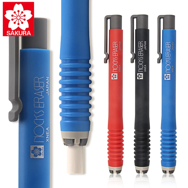 1Pcs Japan SAKURA push-typ stift-shaped high-gloss radiergummi XNEA student kunst zeichnung details radiergummi sauber ohne spuren Image