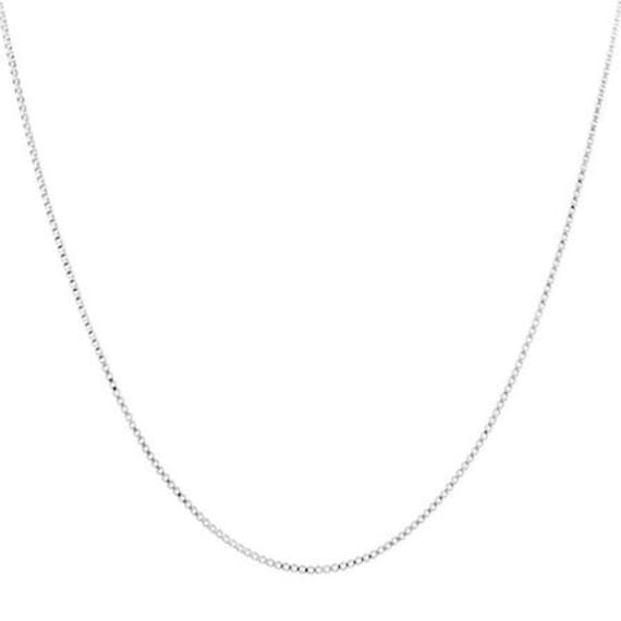 Catena a maglie in argento sterling massiccio, catena a maglie in argento sterling 925, catena a maglie in argento sterling italiano, collana a maglie