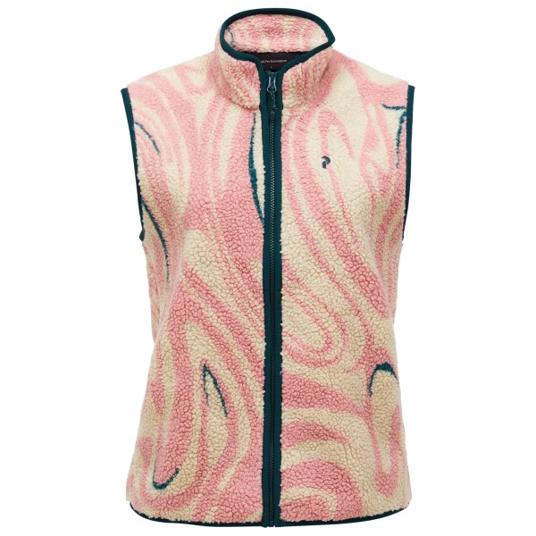 Peak Performance - Women's Graphic Pile Vest - Fleeceweste Gr S rosa