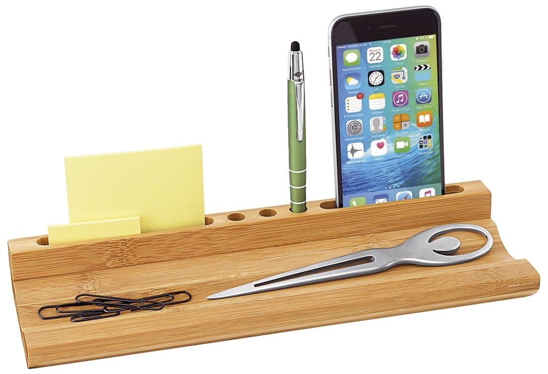 WEDO® 61 1807 Organizer mit Smartphone-Halter - Bambus Image