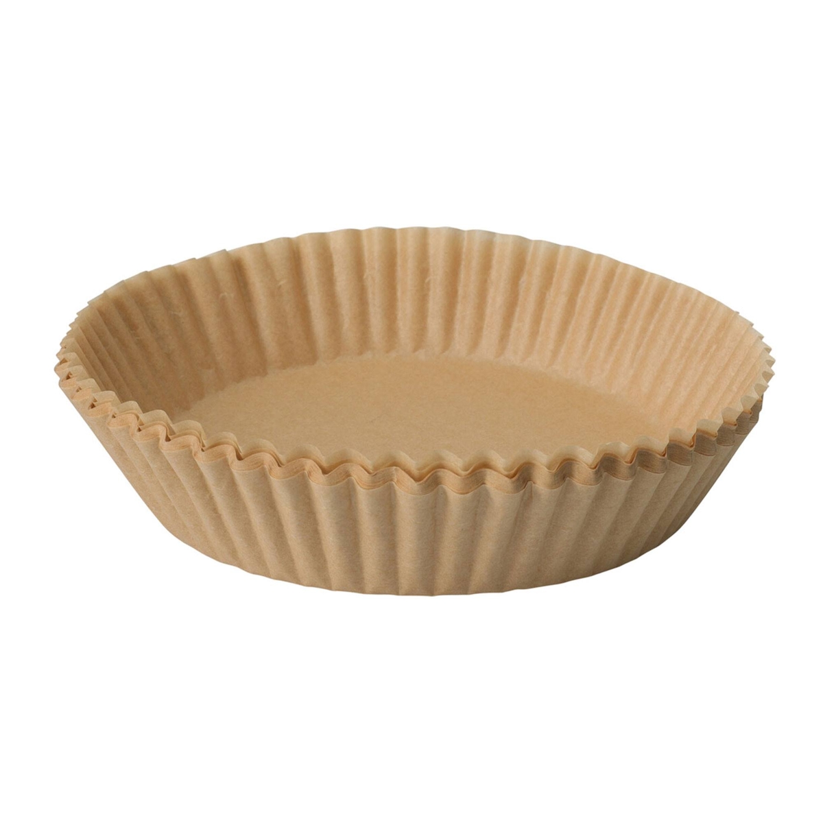 WellHome - Set mit 50 Airfryer-Backpapieren in Braun, Ø 16 x 4,5 cm Image