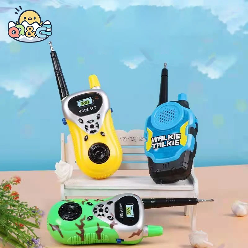 2 pcs 50m Spielzeug Walkie Talkies Mini tragbare Kinder elektronische Spion Handheld Zwei-Wege-Radio Kinder Outdoor Inter phone Spielzeug für Kinder Image