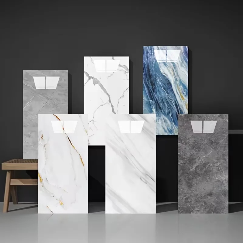 20/40 Stück selbstklebende Marmorfliesen-Aufkleber, wasserdicht, 30 cm x 60 cm, Fliesen-Bodenaufkleber, PVC-Fliesen, Badezimmer-Wandaufkleber, Raumdekoration