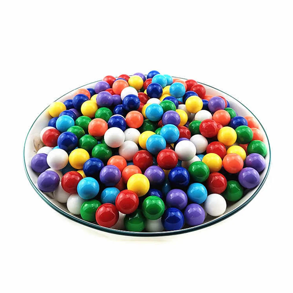 20-100Pcs 16mm Einfarbig Hohe Transparenz Ball DIY Handgemachte Feste Kugel Hause Garten Dekoration Aquarium ball Kinder Geschenk Image