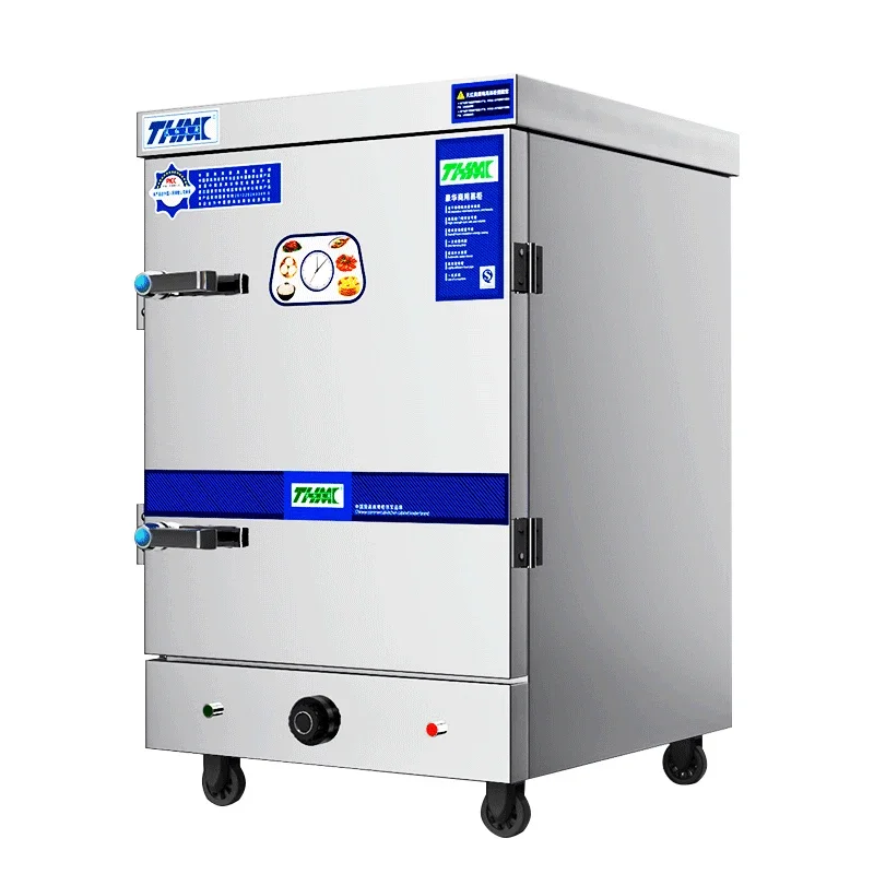 Schrank Elektrischer Dampfgarer, hochwertige Lebensmittel-Ei-Dampfbox, 6-lagiger elektrischer Dampfgarer, kommerzieller 6-Teller-Reisdampfer, Reiskocher Image