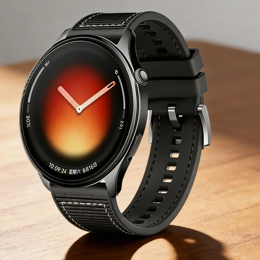 22mm Nylon-Silikon-Komposit-Armband für Xiaomi Watch 5/S 2/3/4/Sport, Armband für OnePlus Watch 3 2 2R/OPPO Watch 4 Pro X2 Image