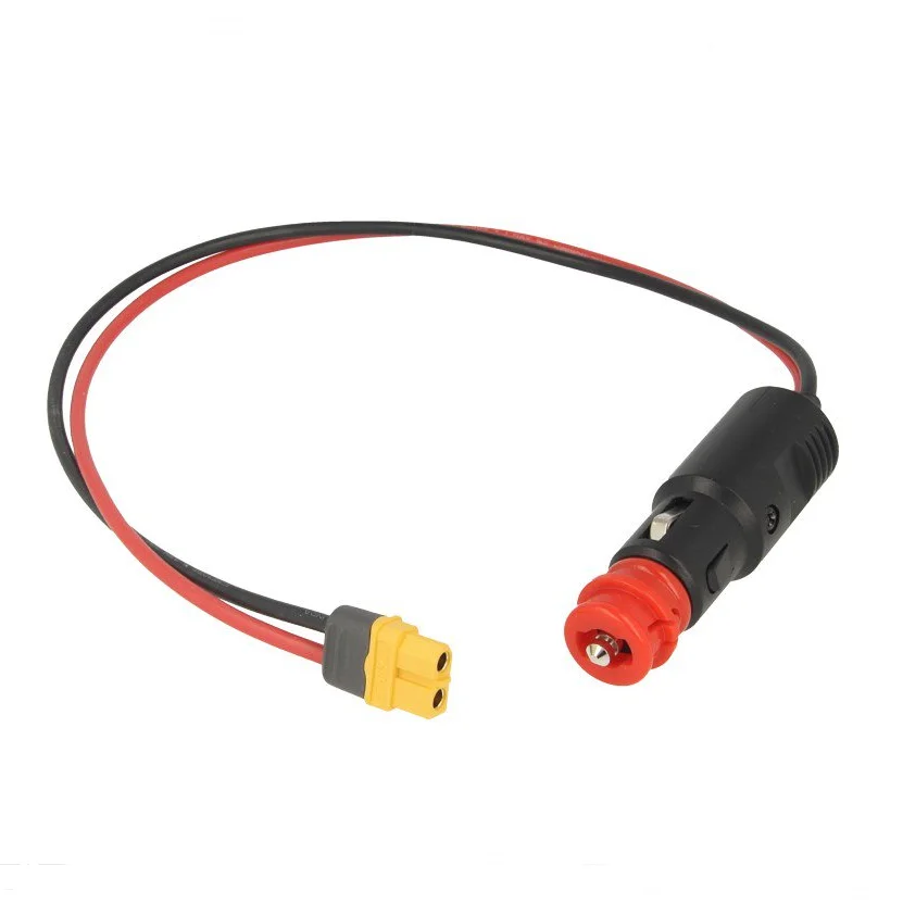 12–24 V Auto-Zigarettenanzünder-Stecker auf XT60-Buchse, Stecker-Adapter mit 14 AWG 20/30/50 cm Draht für RC-Ladegeräte Image