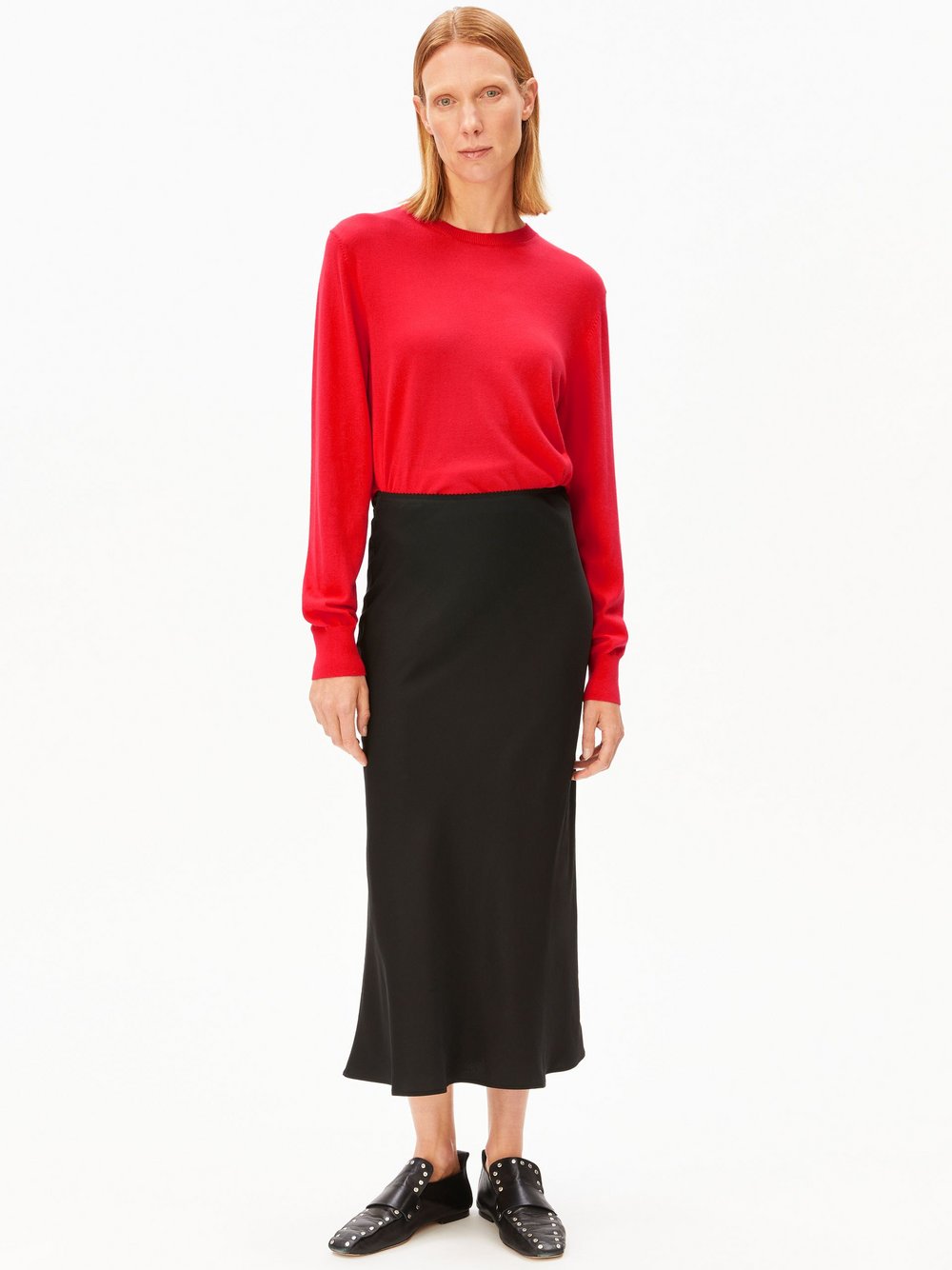 ARMEDANGELS Satinrock Damen schwarz, S Image