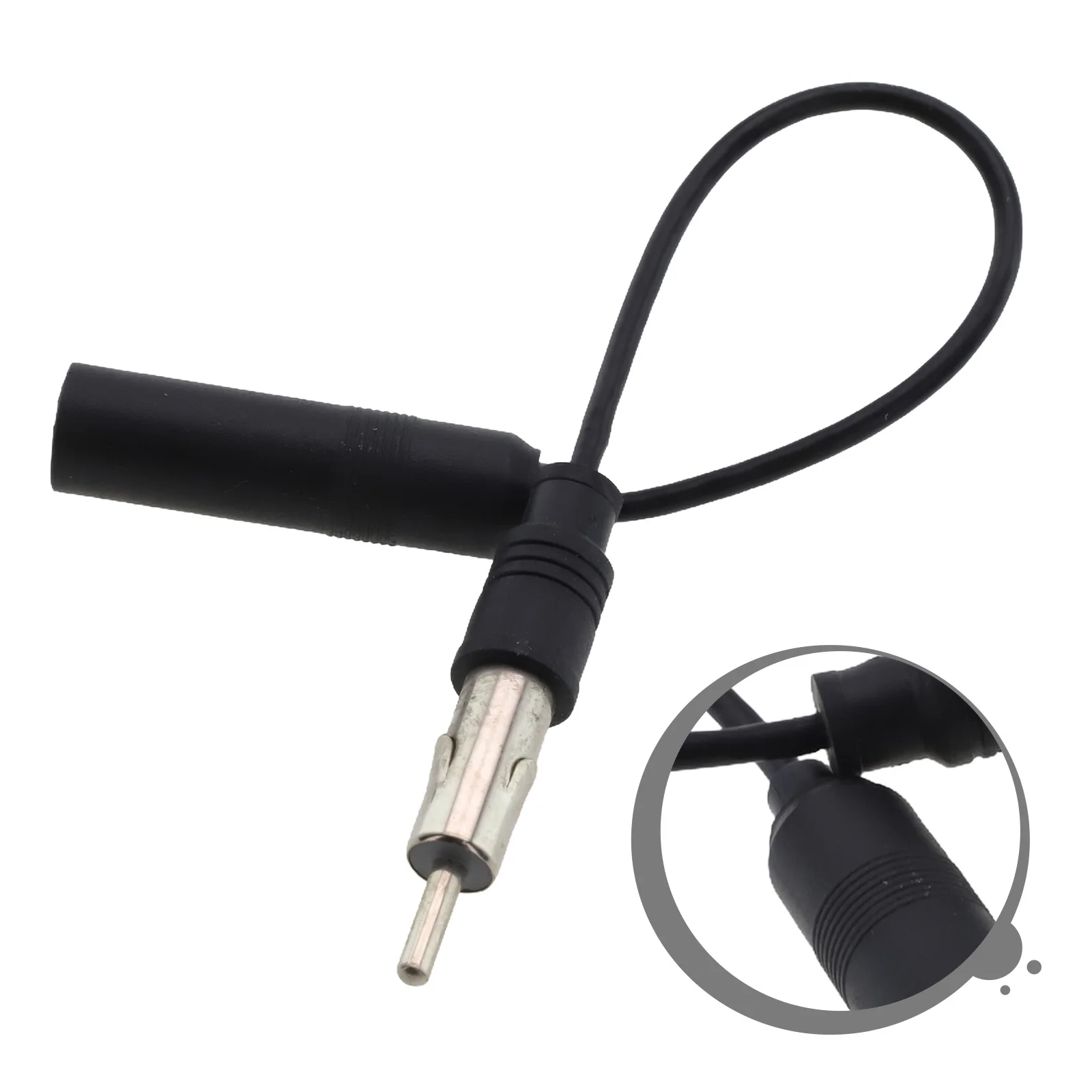 Echter ABS-Radio-Installationsantennenadapter für Auto-Stereoanlagen, hochwertiger, praktischer und zuverlässiger ABS-Adapter für Audio-Radiosysteme. Image