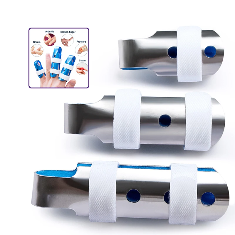 Einstellbare Fingerschiene Frosch Phalanx Korrektor Verletzungswiederherstellung Stützorthese Medizinischer Fingerfrakturfixierungsschutz Image