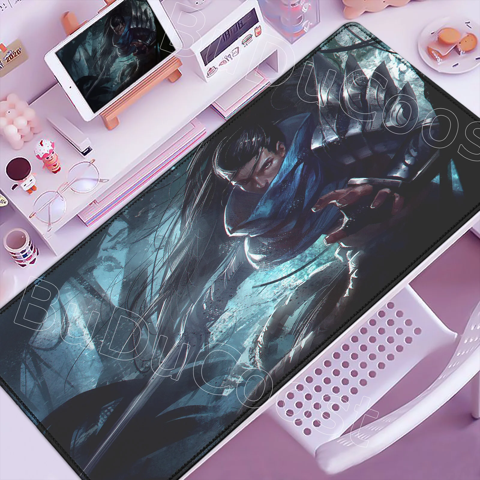 Neue coole Gamer-Tapete League of Legends LOL Mauspad XXL Büro Gaming Tastatur Pads großes Mauspad Laptop Computer Schreibtischunterlage Image
