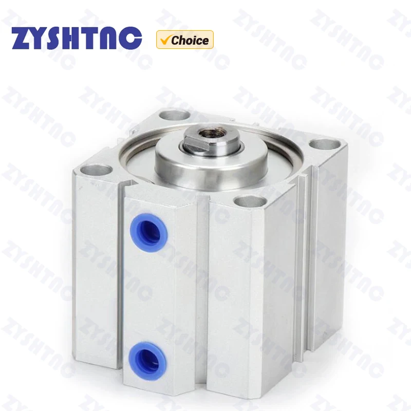 Luftzylinder SDA-Serie Pneumatisch Kompakt Airtac Typ 16 20 25 32 40 50 63 mm Bohrung auf 5 10 15 20 25 30 35 40 45 50 mm Hub Image