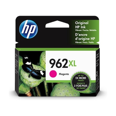 HP 3JA01AN HP 962XL, 3JA00AN Magenta Original Ink Cartridge, 1600 Yield