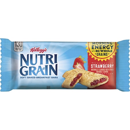 KELLOGGS KEB35945 BAR, CEREAL, STRWBRY, NUTRIGRN, PK16