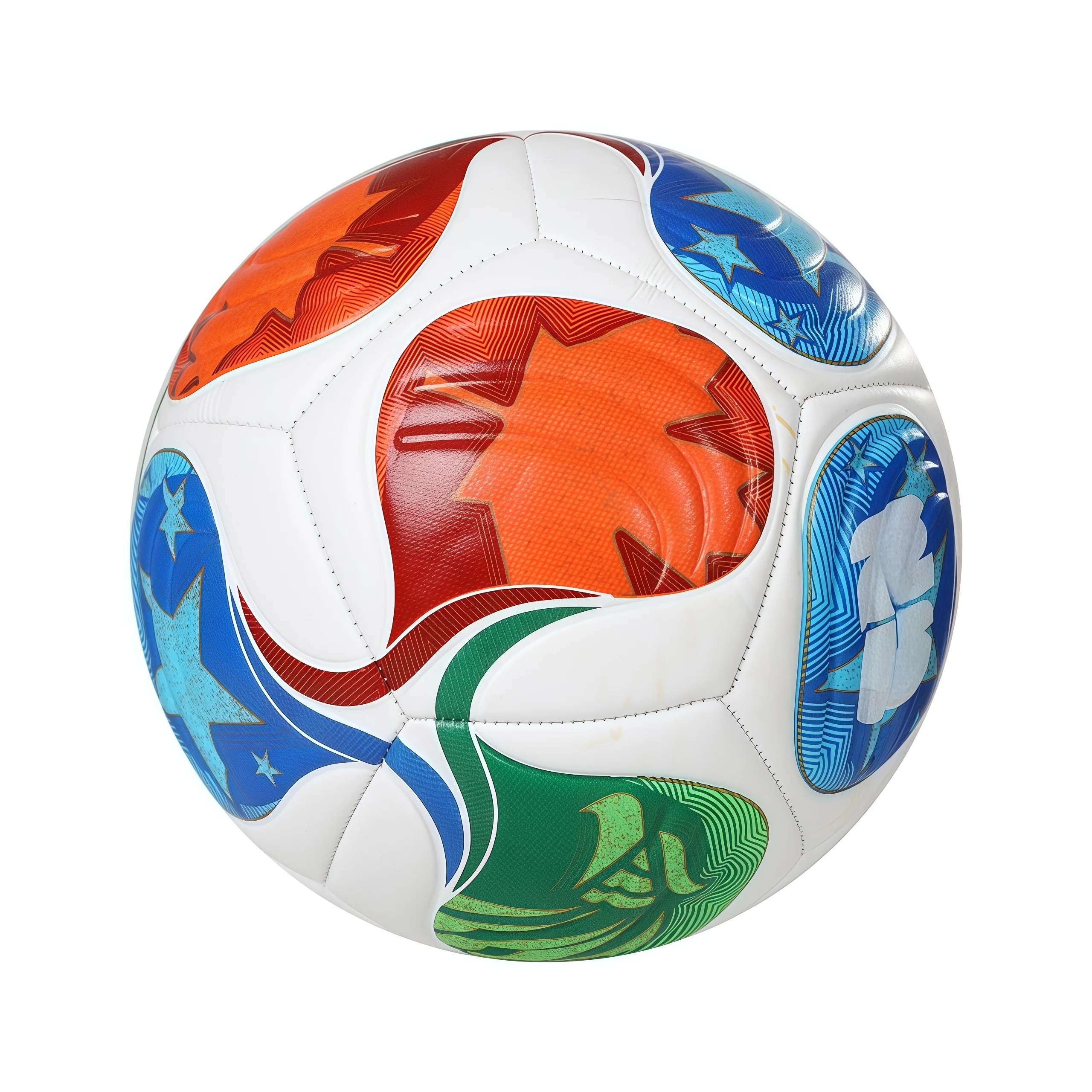 Pallone da Calcio Professionale 2026 per Esterni, Palloni da Partita di Alta Qualità in PU, Pallone da Allenamento Senza Cuciture, Misura Standard 5