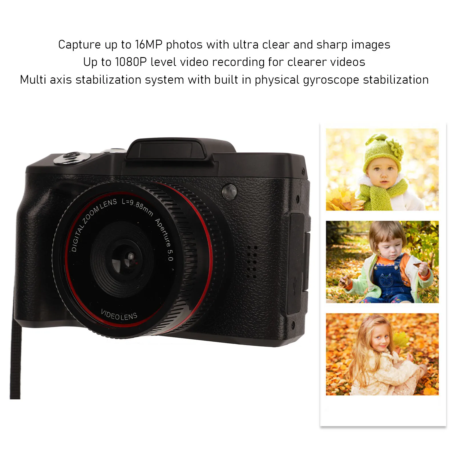 Appareil photo numérique 1080P 16MP HD appareil photo numérique intelligent Micro appareil photo numérique reflex pour la photographie appareil photo numérique intelligent appareil photo numérique