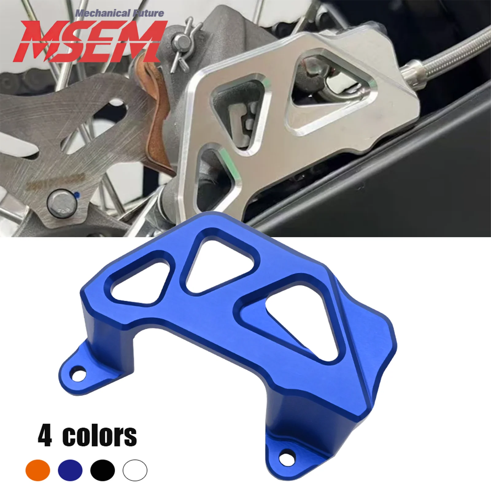 Protezione per Pinza Freno Posteriore CNC, Copertura Protettiva per Disco Freno Posteriore ​ Per Husqvarna FE FC 125-501 Per KTM EXC EXCF SX SXF XC XCW XCFW