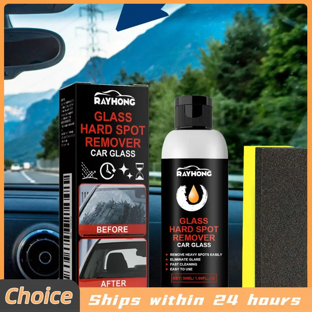 Glaspolierpaste, Kratzerreparatur, Tiefenreiniger, Ölfilm-Entferner für Autoscheiben, Fensterpflege Image