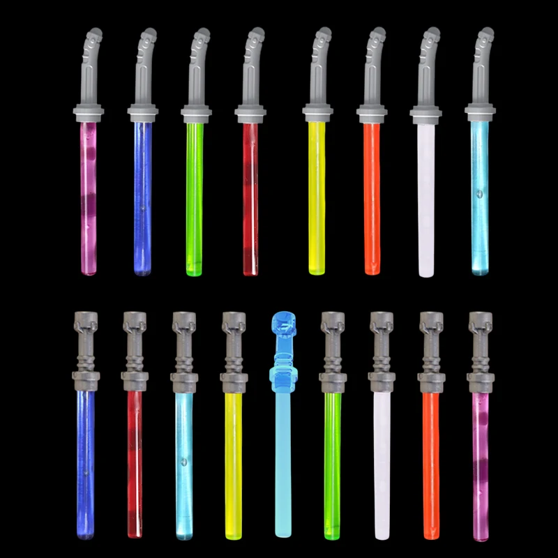 MOC Lichtschwert Lichtsäbel Brick Soldier MOC Weltraum-Zubehör Kriegssoldat Kompatible Figur Baustein-Spielzeug Kindergeschenke Image