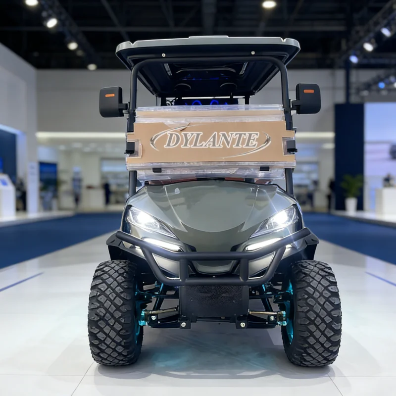 Chinesischer OEM-Hersteller Großhandel 48V/72V Blei-Säure/Lithium-Batterie Elektro-Golfwagen Maßgefertigte Solarpanel-Stromversorgung Image