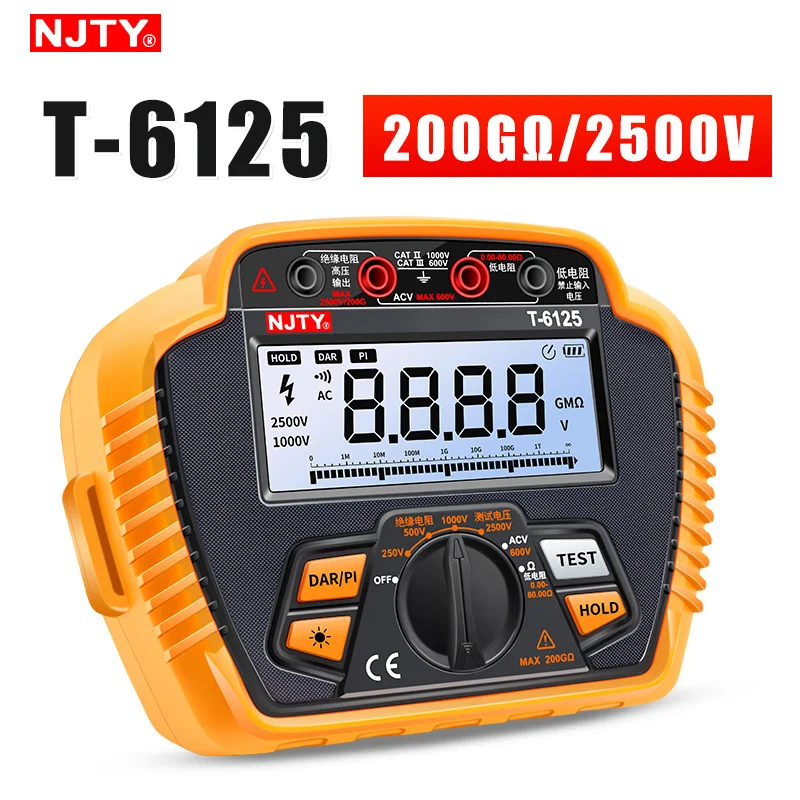 Hochpräzise Isolationswiderstandstester T-6110 und T-6125 Image