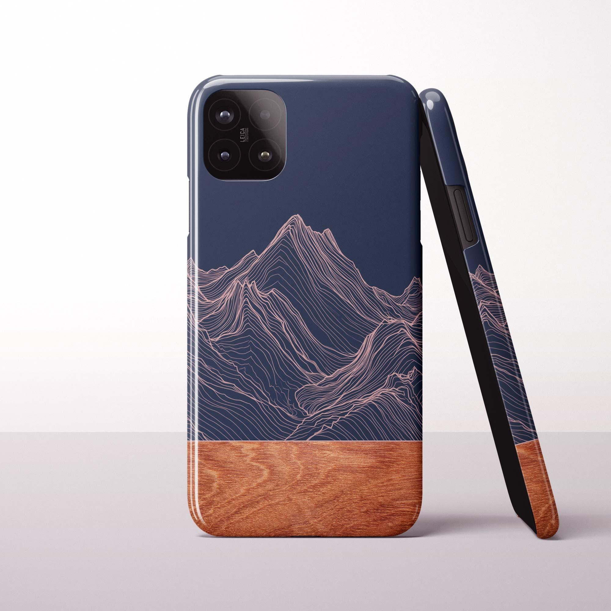 Custodia resistente Mountain Line per Xiaomi 15 Pro, 14 Ultra, 14T, 13 Lite / Xiaomi Redmi Note 13 Pro+, 12 Pro, 11 Pro / Oneplus 13, 12, 11