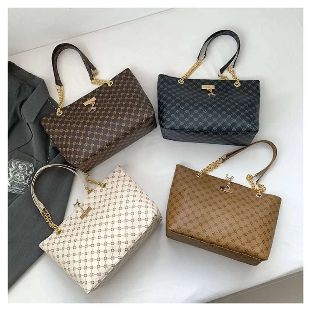 Borsa tote dal design di lusso da donna Borsa a tracolla di grande capacità Borsa a tracolla con stampa di moda Nuova borsa per la spesa alla moda