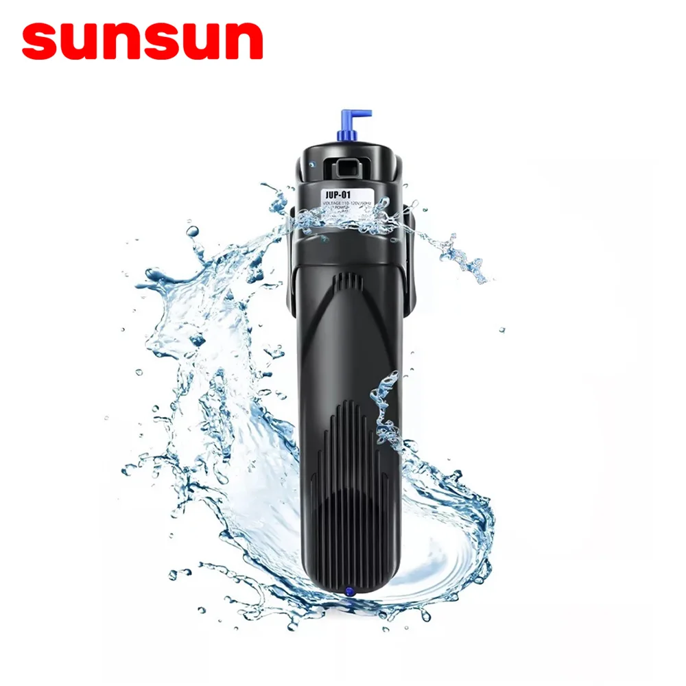 SUNSUN JUP Serie Aquarium UV-Filter 3-in-1 Tauchfiltration Sauerstoffpumpe 220 V antibakterielle Wasseraufbereitung Algen Image