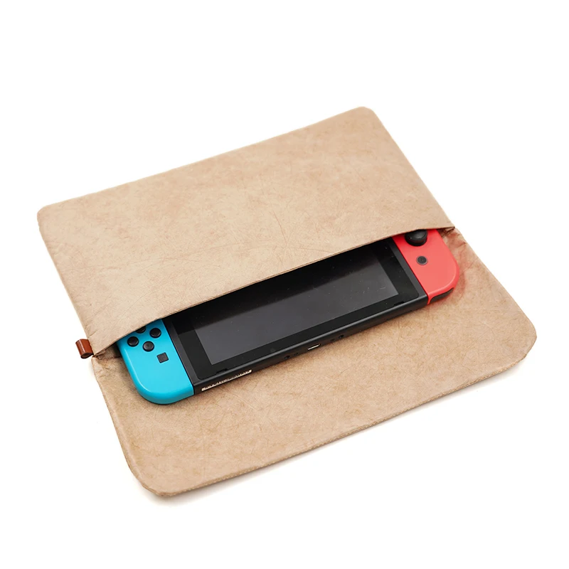 Vintage Old Style Joycon Spielzubehör Taschenhülle, wasserdichte Hülle aus Faserpapiermaterial für Nintendo Switch Switch 2 Image
