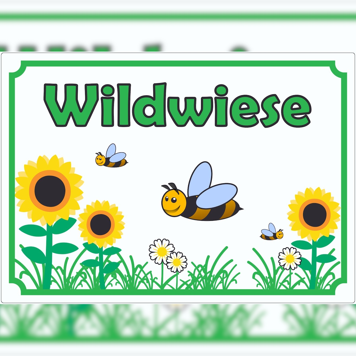 HB-Druck Aufkleber Wildwiese A7 (74x105mm) Image