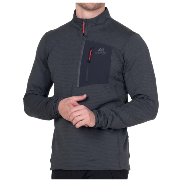 Mountain Equipment - Lumiko Zip-T - Fleecepullover Gr L grau