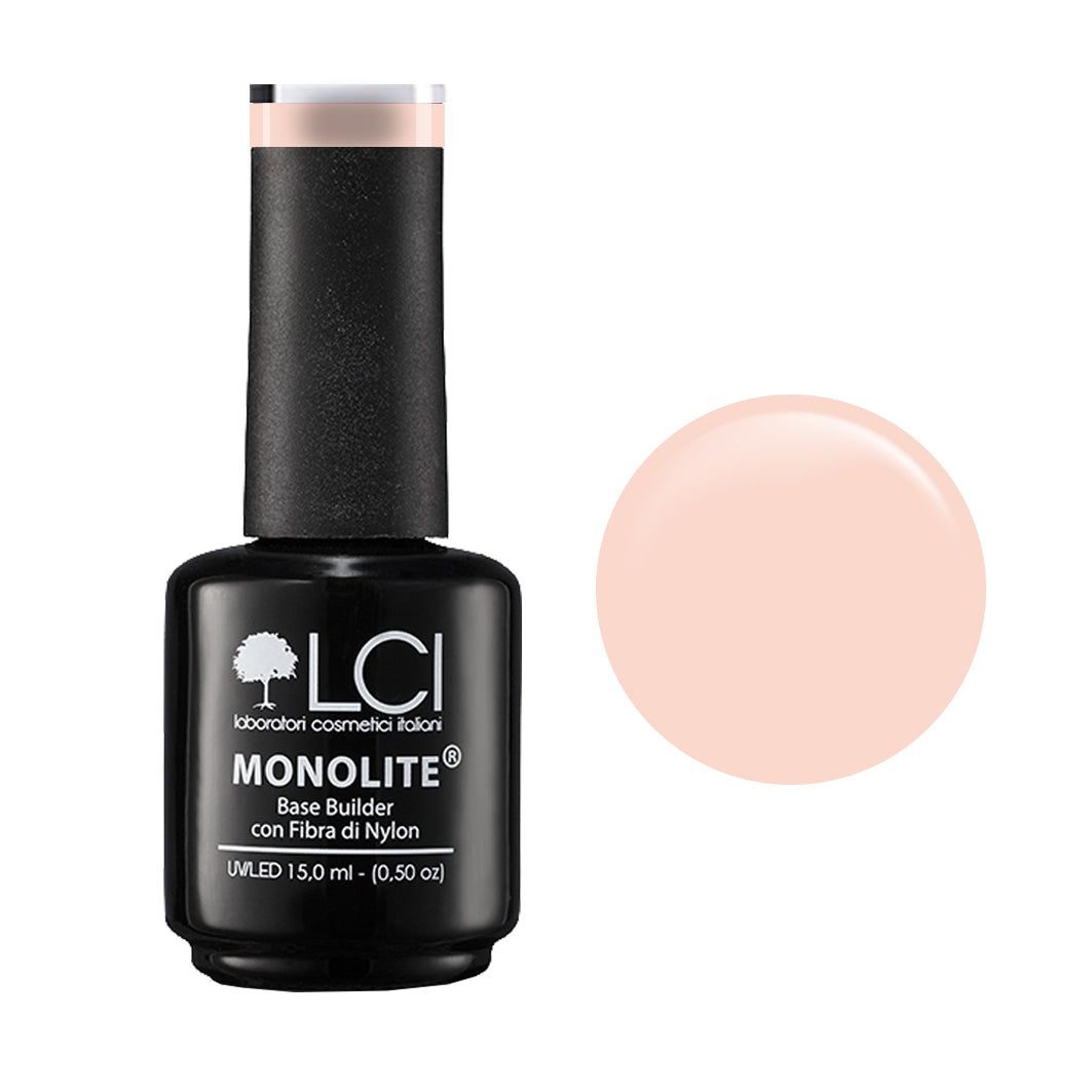LCI Cosmetics - MONOLITE Fiber base Soak Off NUDE PINK 15 ml