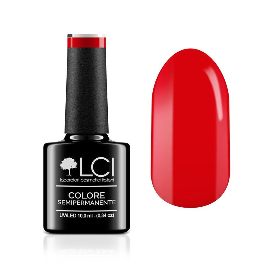 LCI Cosmetics - Smalto Semipermanente Rosso acceso 10 ml