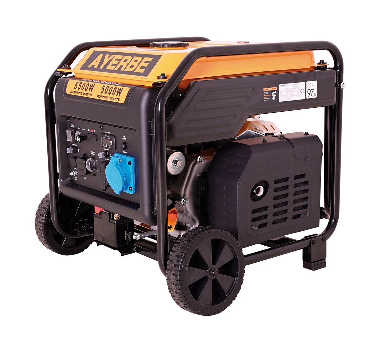 MAESTRO FERRETERO Inverter-Benzingenerator 5500 W mit Kiotsu Motor, Elektrostart und 12 V Ausgang Image