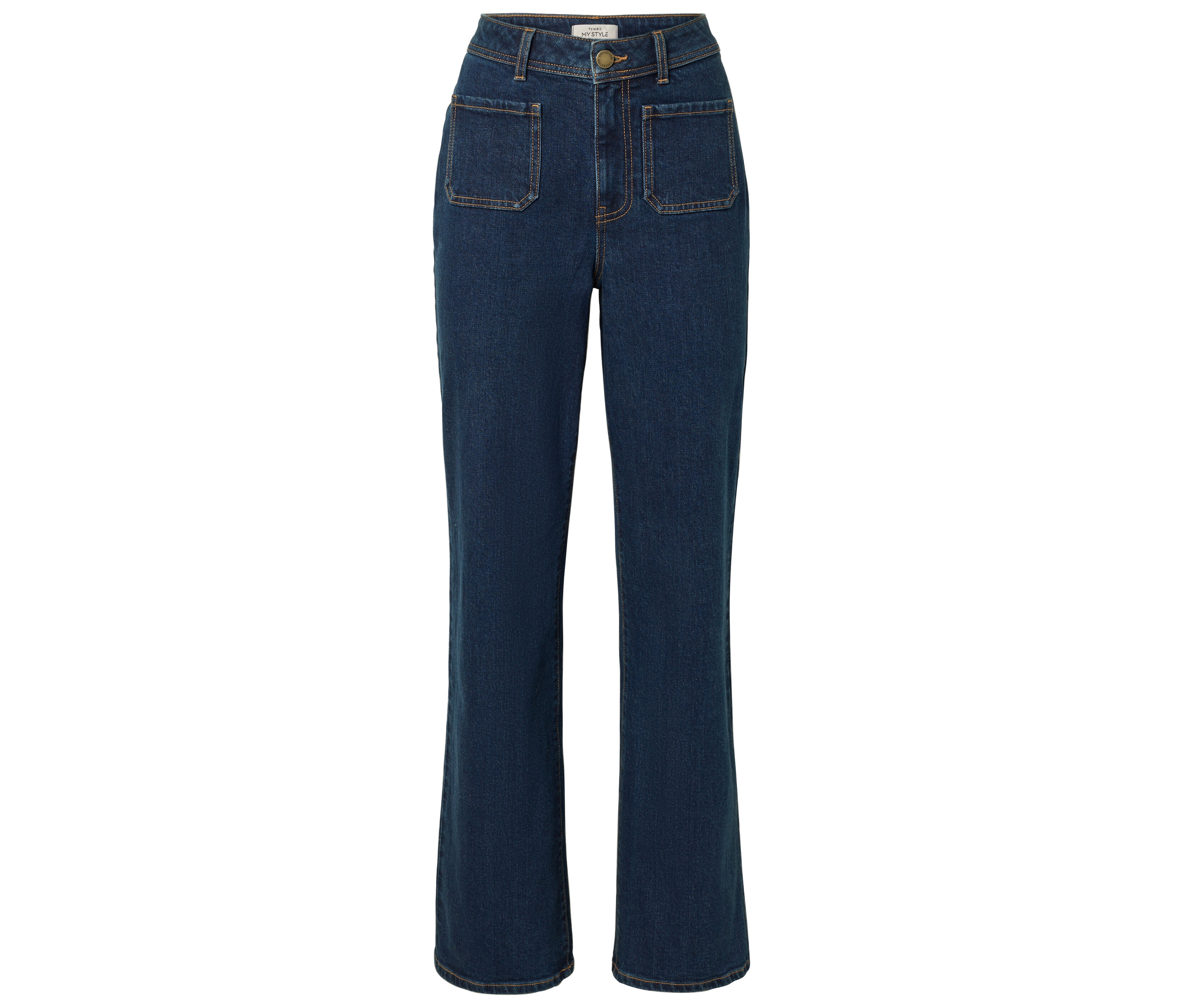 Tchibo - Flared Jeans – Fit »Cara« - Damen - Gr. 38 - dunkelblau