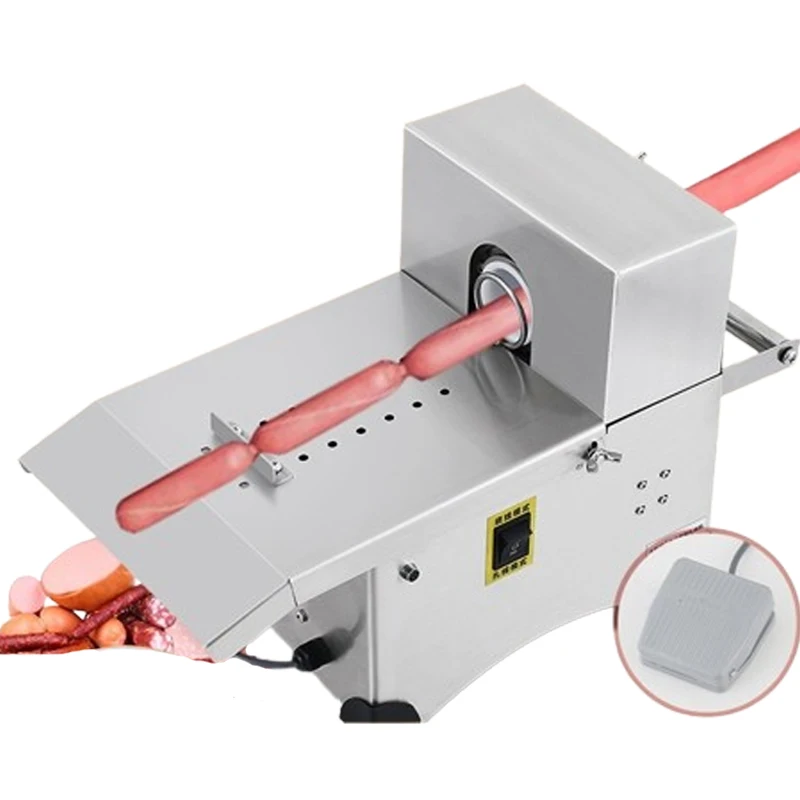Automatische elektrische Wurst Twist ing Knotter Binde maschine Wurst Binde maschine Würste Linker Ausrüstung 220v 200w Image