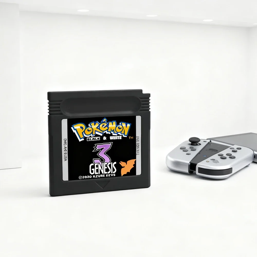 Pokémon-Creepy Black GBC-Spielkassette, 16-Bit-Videospielkonsolenkarte, englische Sprache für GBC/GBA Image