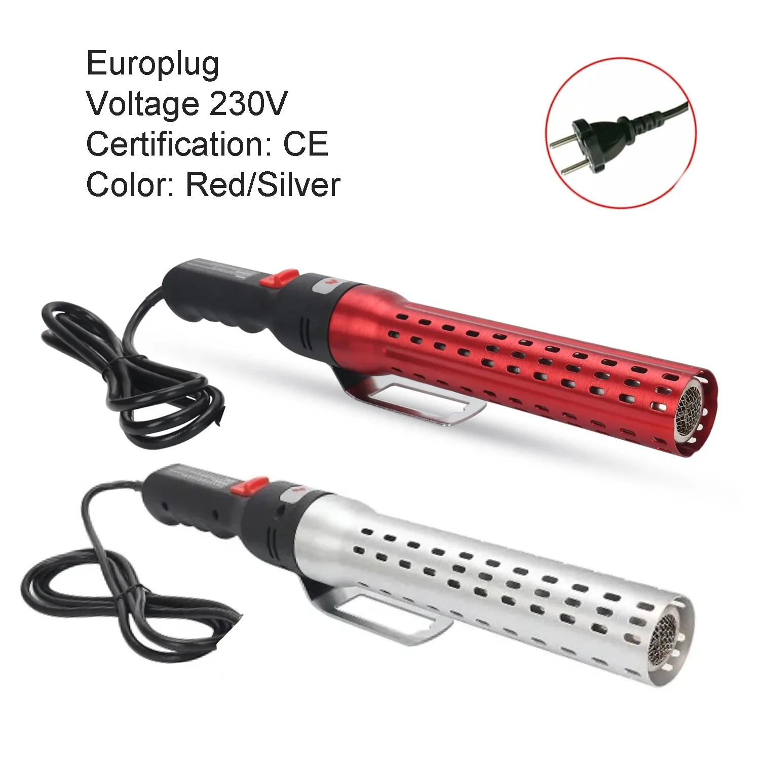 Allumeur de barbecue électrique EU230v, accessoires de barbecue, allumeur de charbon de bois pour barbecue, outil de barbecue Kamado