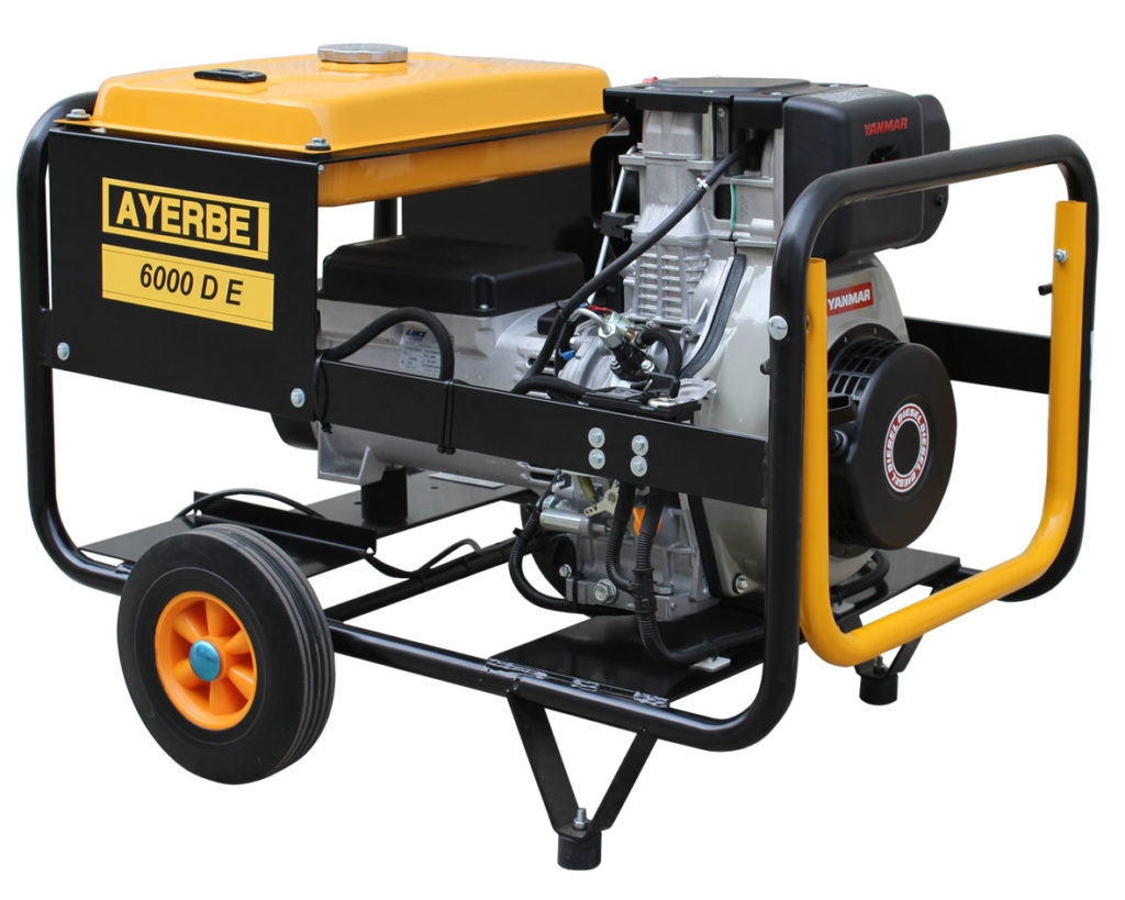 MAESTRO FERRETERO Diesel Stromerzeuger 6000 W MN 3000 U/min mit Elektrostart und Yanmar LN-100 Motor Image
