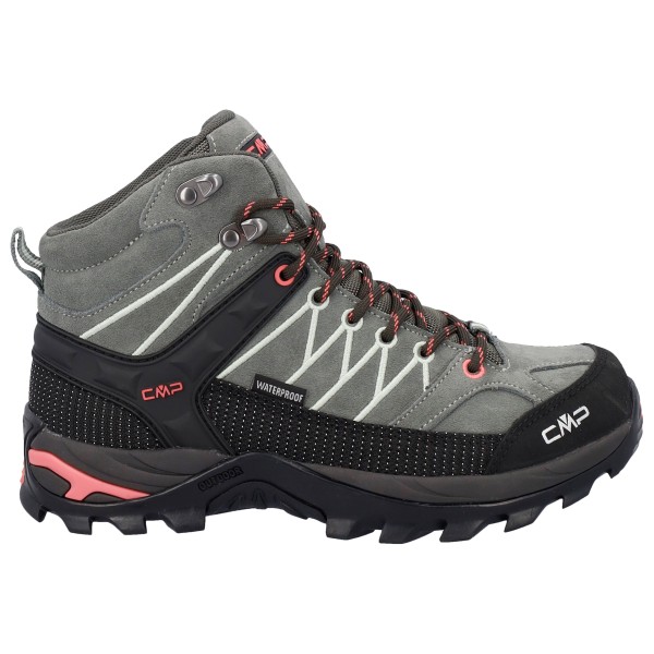 CMP - Women's Rigel Mid Trekking Shoes Waterproof - Wanderschuhe 42 | EU 42 schwarz/grau